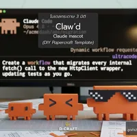 Claude crab mascot